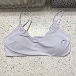 Women’s white bikini top
